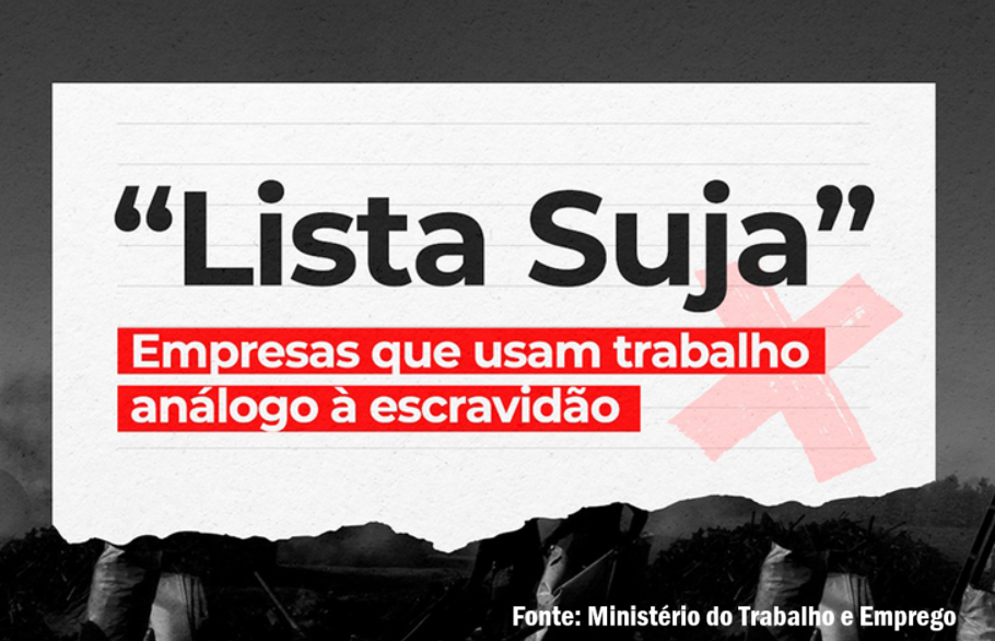 MTE atualiza “Lista Suja” do trabalho análogo à escravidão com 159 novos empregadores